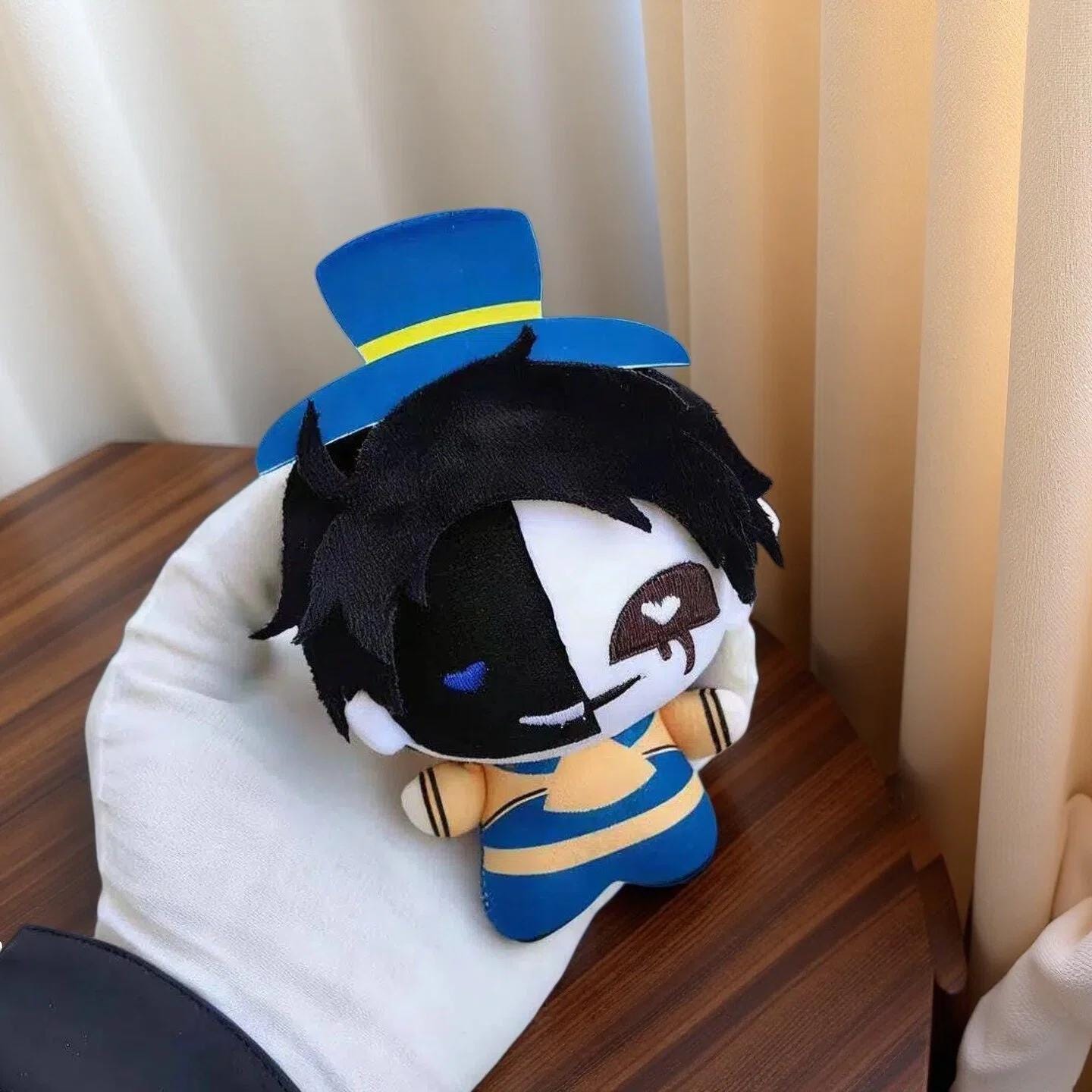 Ticket Taker plush side profile, soft plush material detail