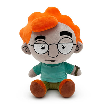 Todd Morrison plush 20cm chibi Sally Face collectible figure with curly orange hair and round glasses

