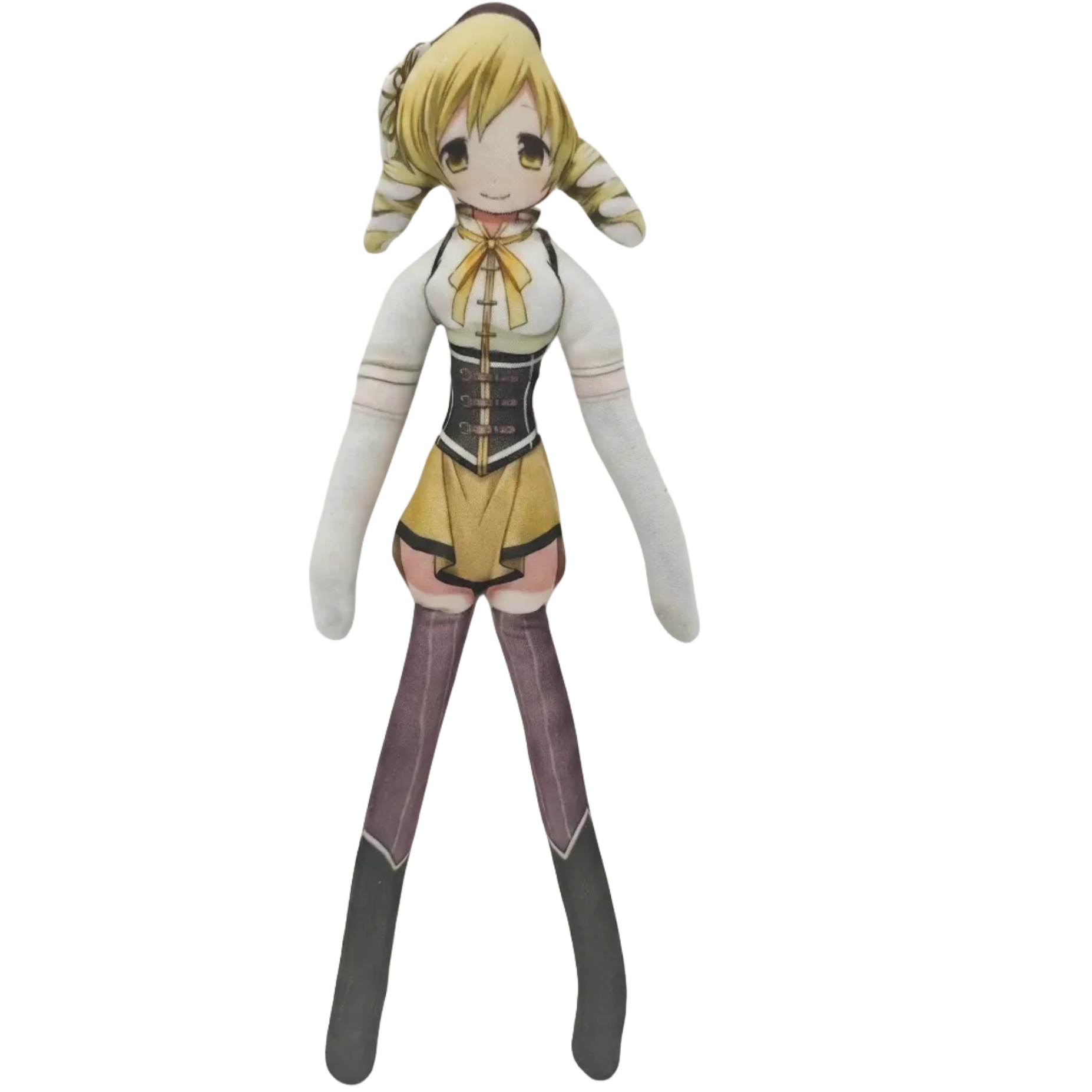 Tomoe Mami plush 28cm golden curl magical girl anime plush
