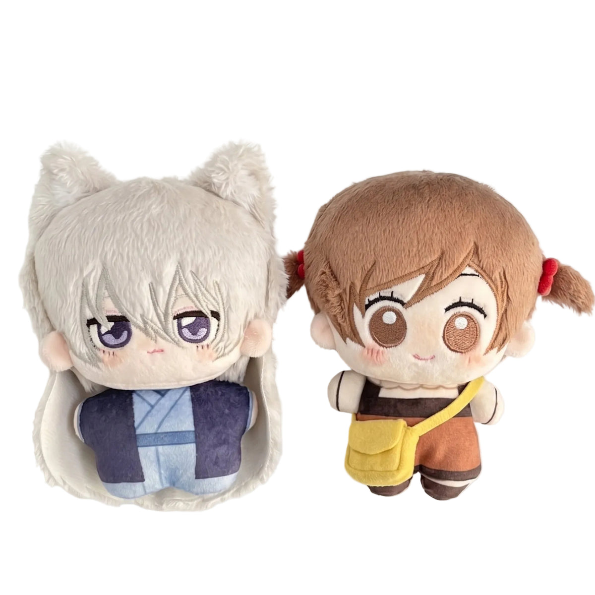 Tomoe chibi plush handmade anime stuffed toy 10cm front view
