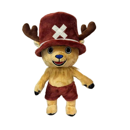 Tony Tony Chopper plush toy handmade 26cm front view
