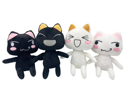 Toro Inoue white cat plush 28cm front view