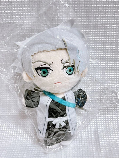 Toshiro Hitsugaya plush displayed on desk anime collectible shelf