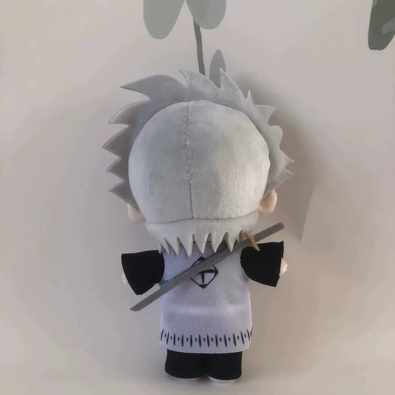 Toshiro plushie front view handmade anime doll