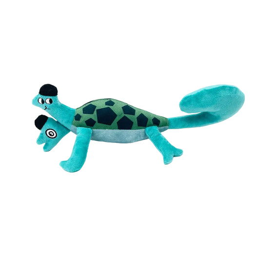 Two headed monster plush 30cm turtle chameleon dual mascot horror game fan made