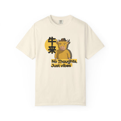 Unbothered mascot t-shirt with Chinese Japanese character design