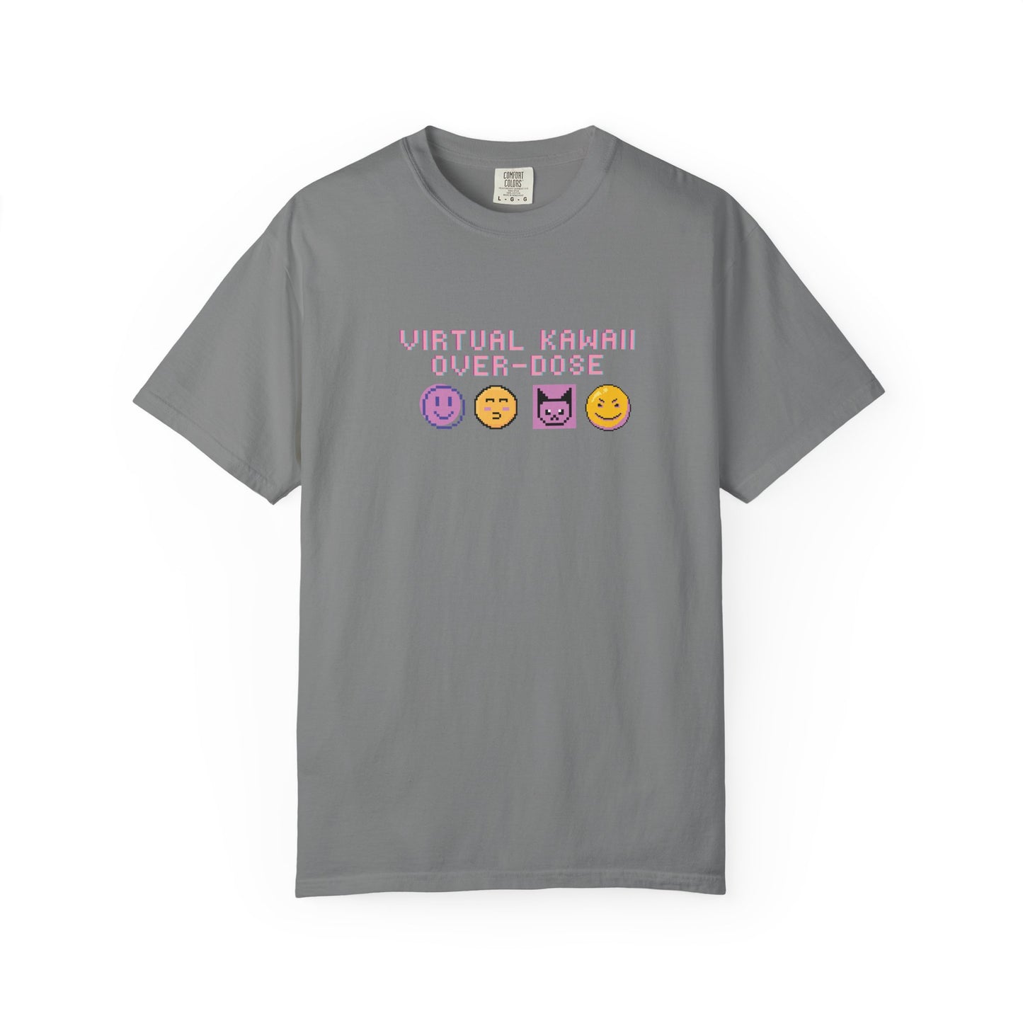 Undertale graphic tee styled with cargo pants in a vaporwave aesthetic outfit
