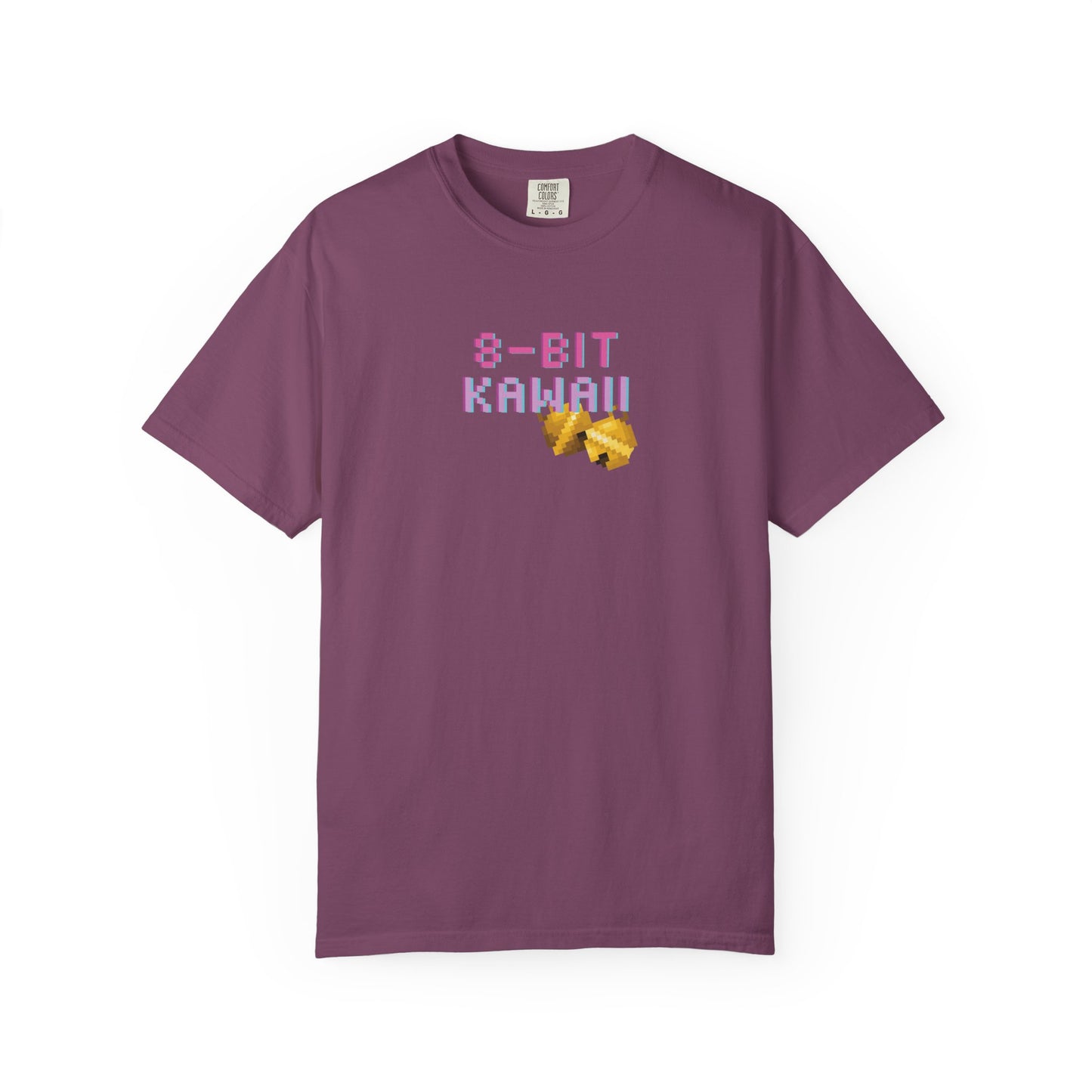 Undertale t-shirt garment-dyed finish displayed on hanger
