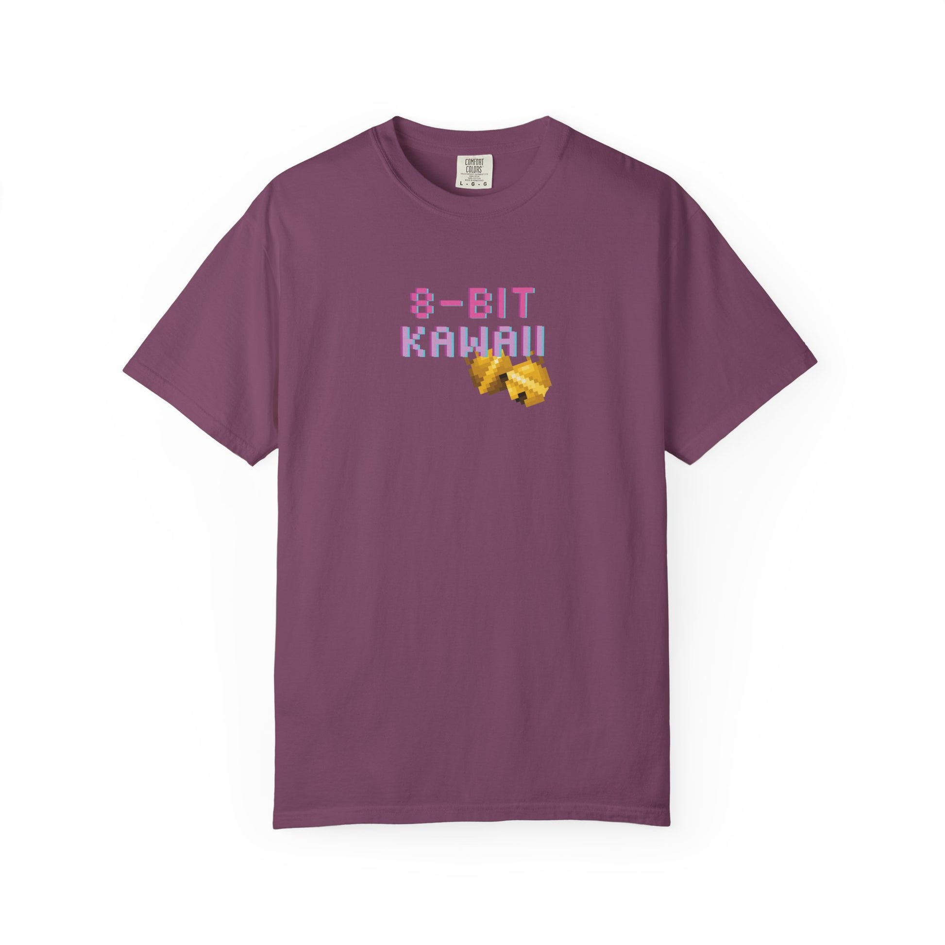 Undertale t-shirt garment-dyed finish displayed on hanger
