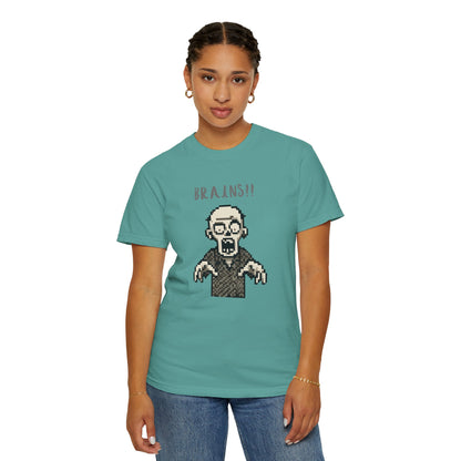 Unique retro gaming zombie graphic tee.