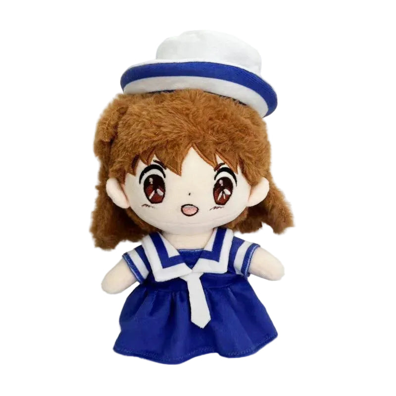 Ushio Okazaki plush handmade soft plush toy 25cm front view
