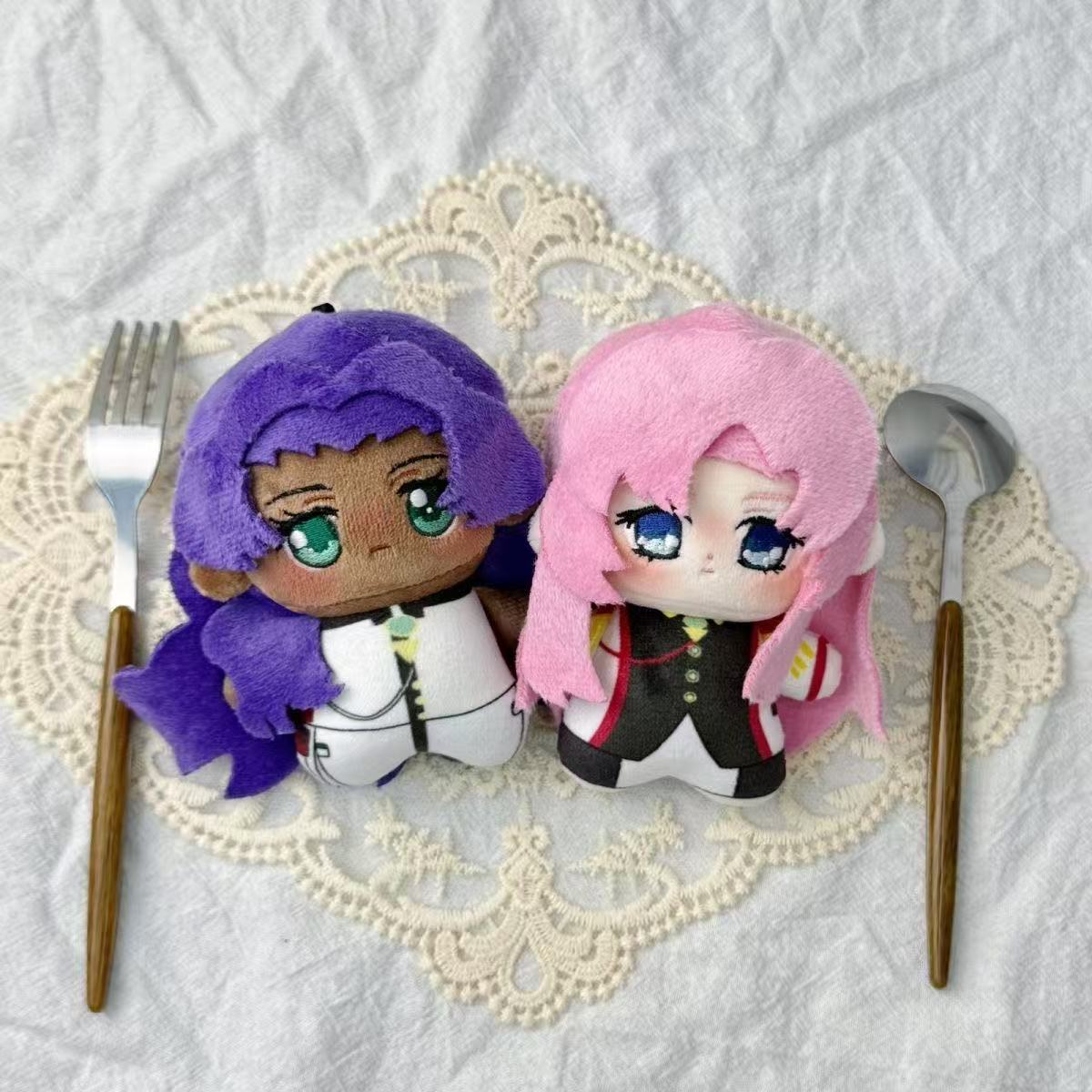Utena Tenjou plush side profile handmade figure detail
