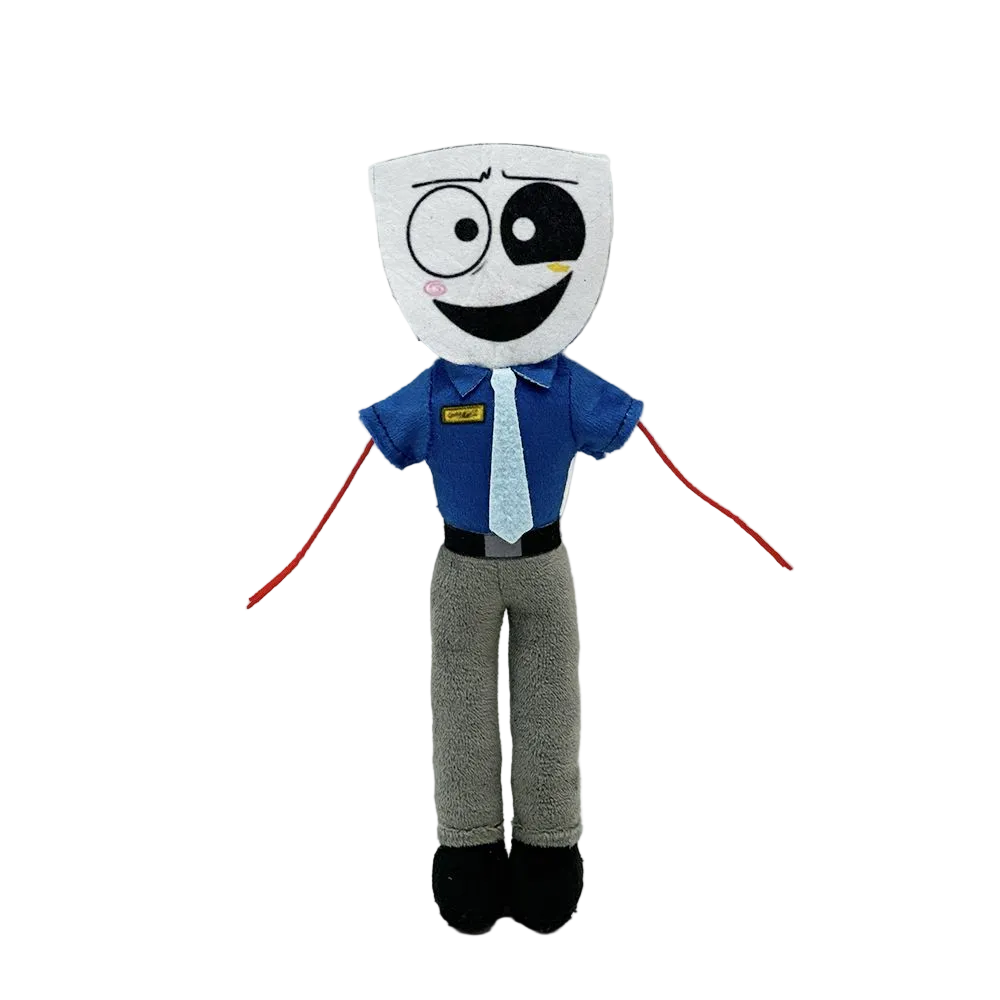 Valencina plush toy, 12cm big head chibi figure front view
