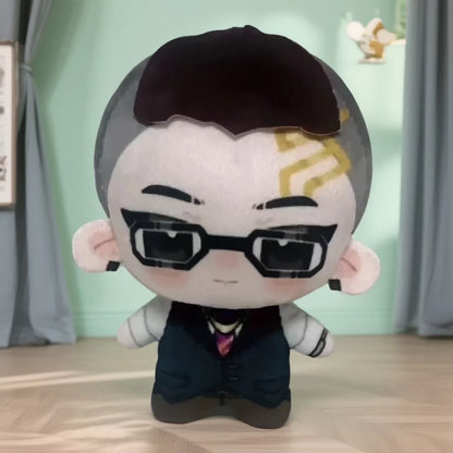 Valorant Chamber plush close-up face detail

