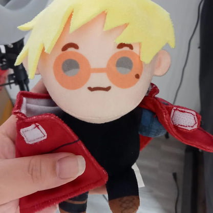 Vash the Stampede plush with removable red coat full body