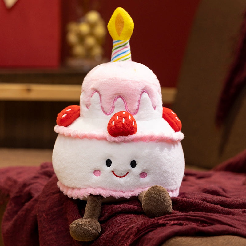 Vibrant Rainbow rainbow cake plush vivid colorway display