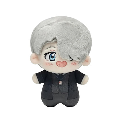 Victor Nikiforov and Yuri Katsuki plushie set displayed together on white background