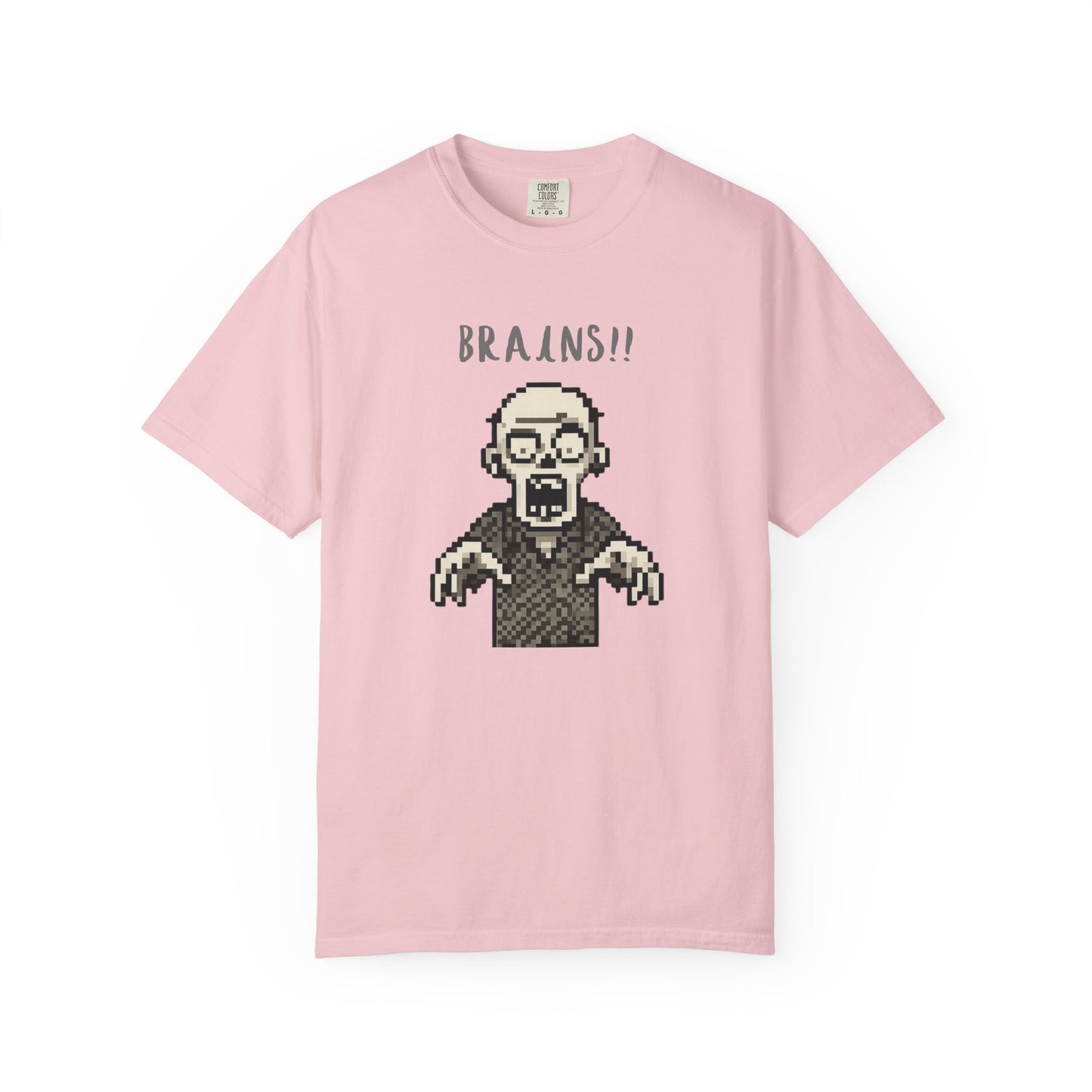 Vintage aesthetic zombie shirt, retro arcade style tee.