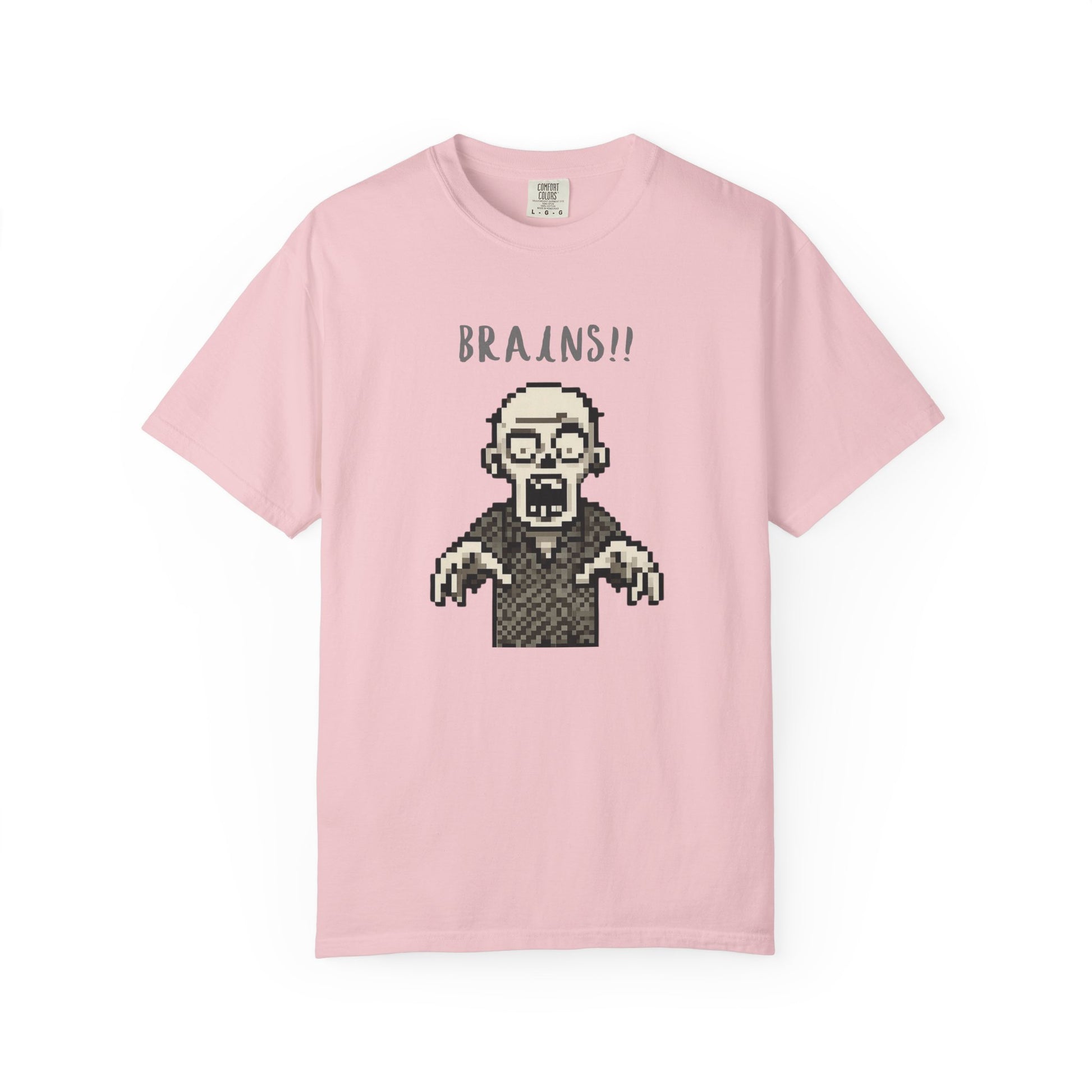 Vintage aesthetic zombie shirt, retro arcade style tee.