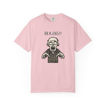 Vintage aesthetic zombie shirt, retro arcade style tee.