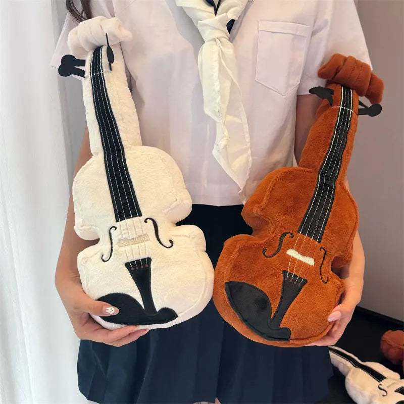 Violin plush for music lovers, novelty gift idea for musicians and students