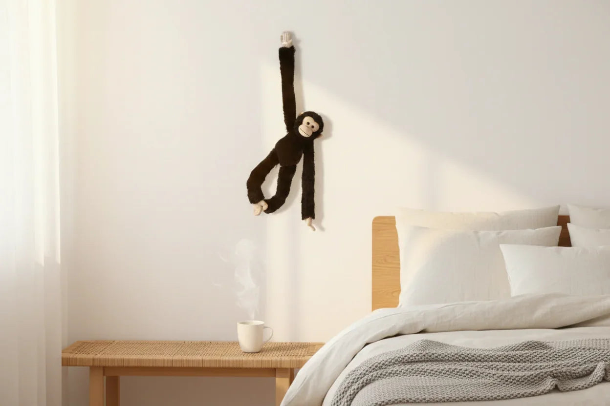 Viral Ichikawa City Zoo baby monkey hugging surrogate toy