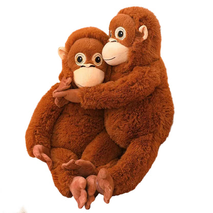 Viral Punch Monkey Plush Doll 66cm hugging pose