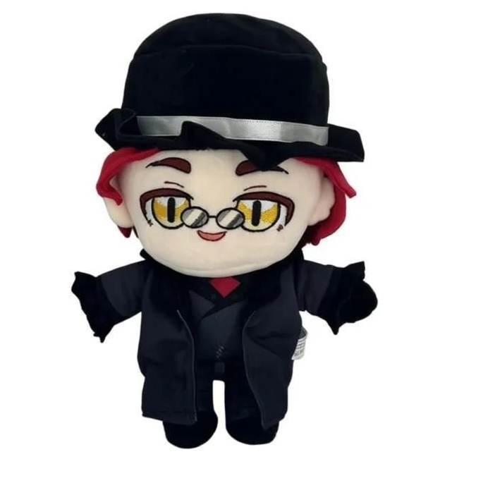 WWII Crowley plush side profile showing handmade detail and short plush texture
