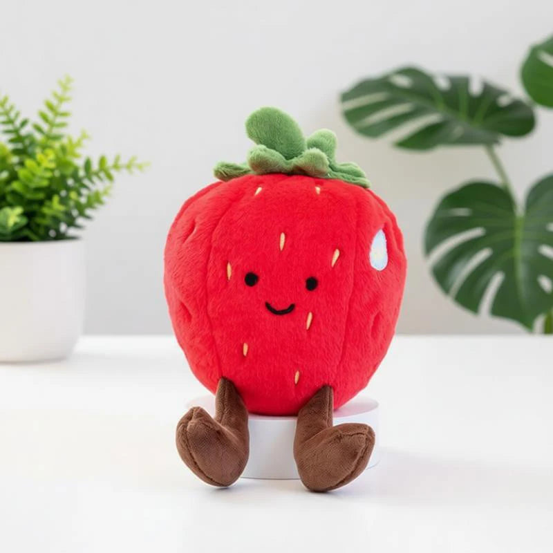 Watermelon collectible fruit plush toy 30cm cute soft stuffed animal gift