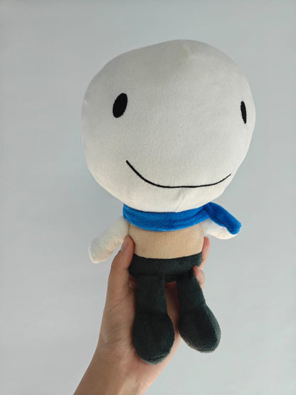 Gray Mannequin Plush Wally Concrete Plush Block Elevator Simulator Game Plushies 22cm
