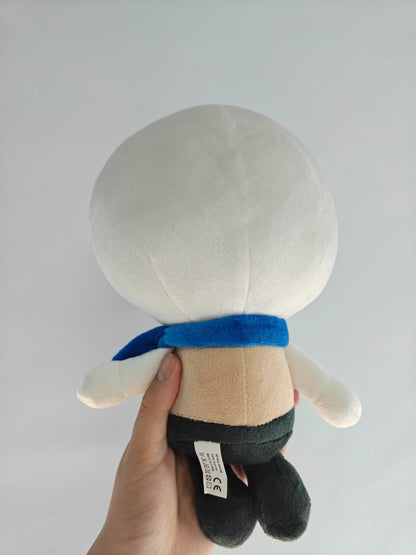 Gray Mannequin Plush Wally Concrete Plush Block Elevator Simulator Game Plushies 22cm