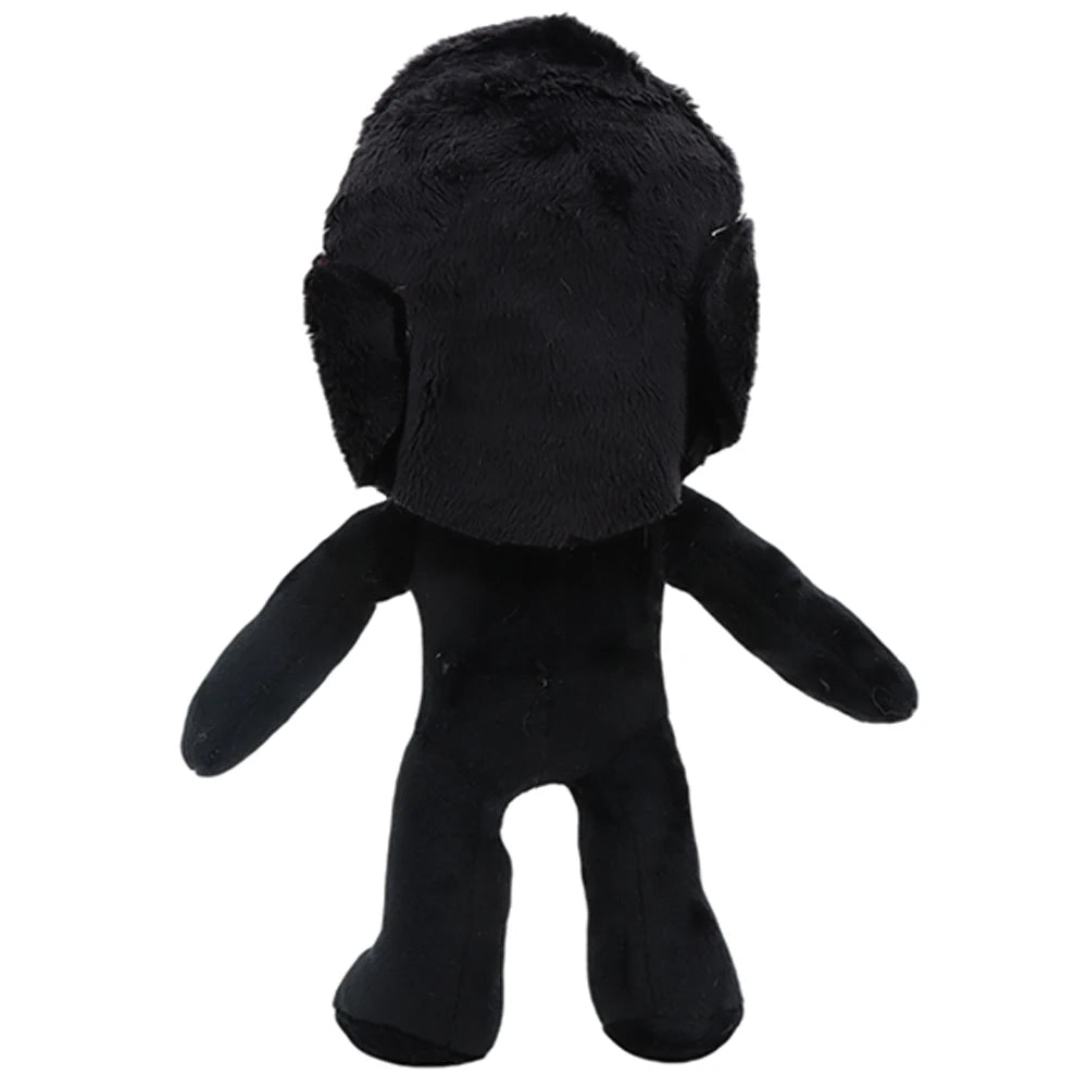 Wide mouth plush 67 Kid side profile pitch black figure