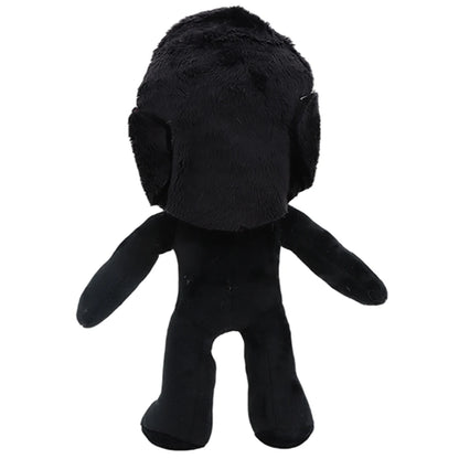 Wide mouth plush 67 Kid side profile pitch black figure
