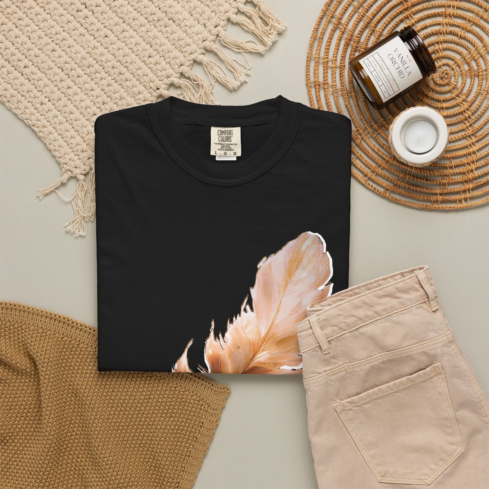 Wildlife enthusiast tee worn casually outdoors in a park setting