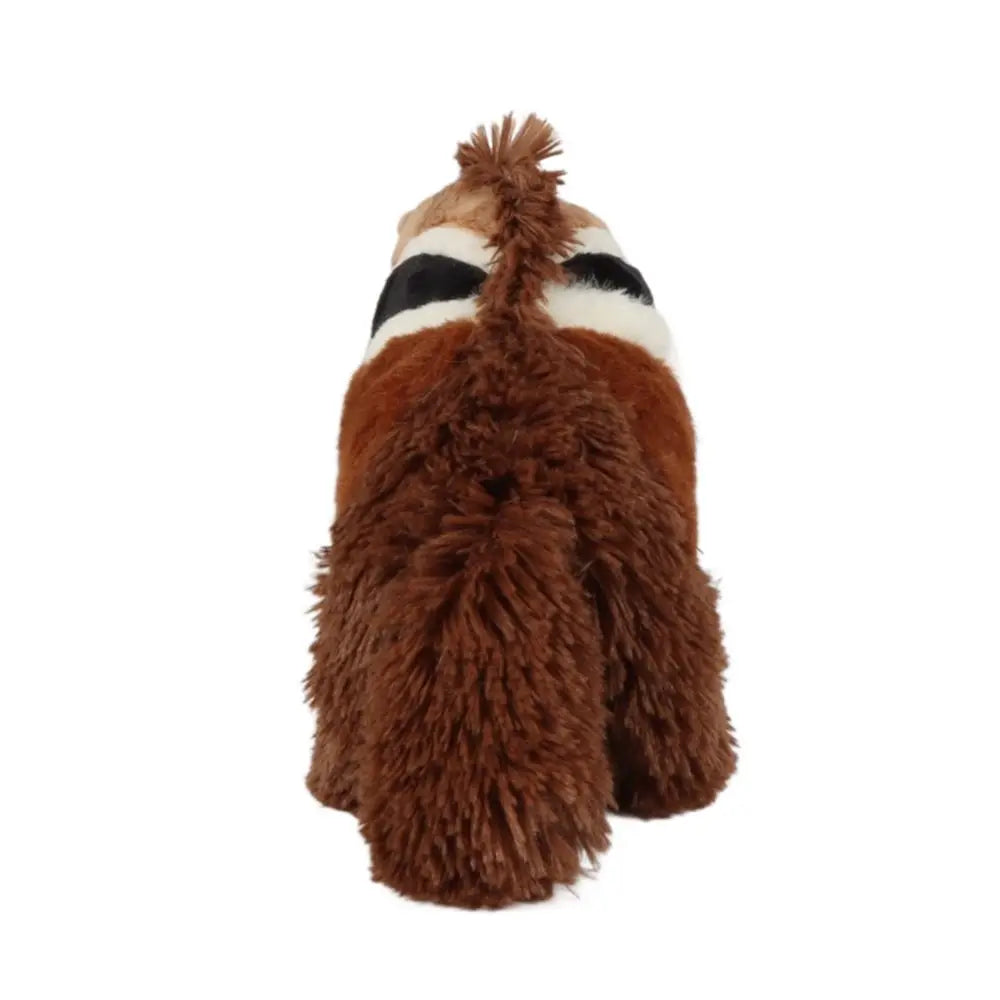 Wildlife plush toy giant anteater standing pose front view