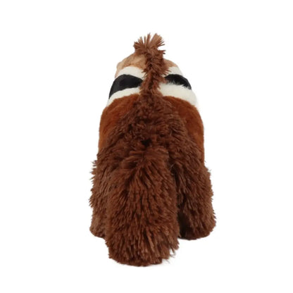 Wildlife plush toy giant anteater standing pose front view