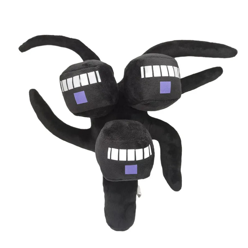 Wither Storm plush removable head 30cm handmade pixel block game toy