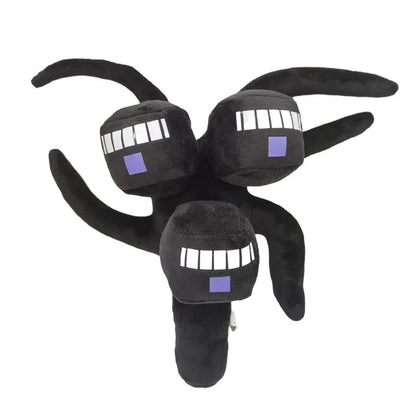 Wither Storm plush removable head 30cm handmade pixel block game toy