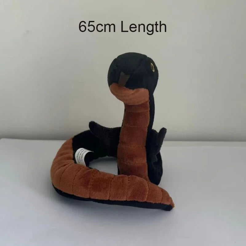 World War II Crowley plush gift wrapped, ideal Good Omens fan gift idea
