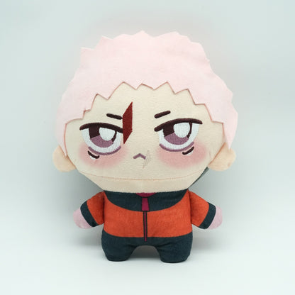 Yuji I custom plush toy fan-made anime collectible standing figure