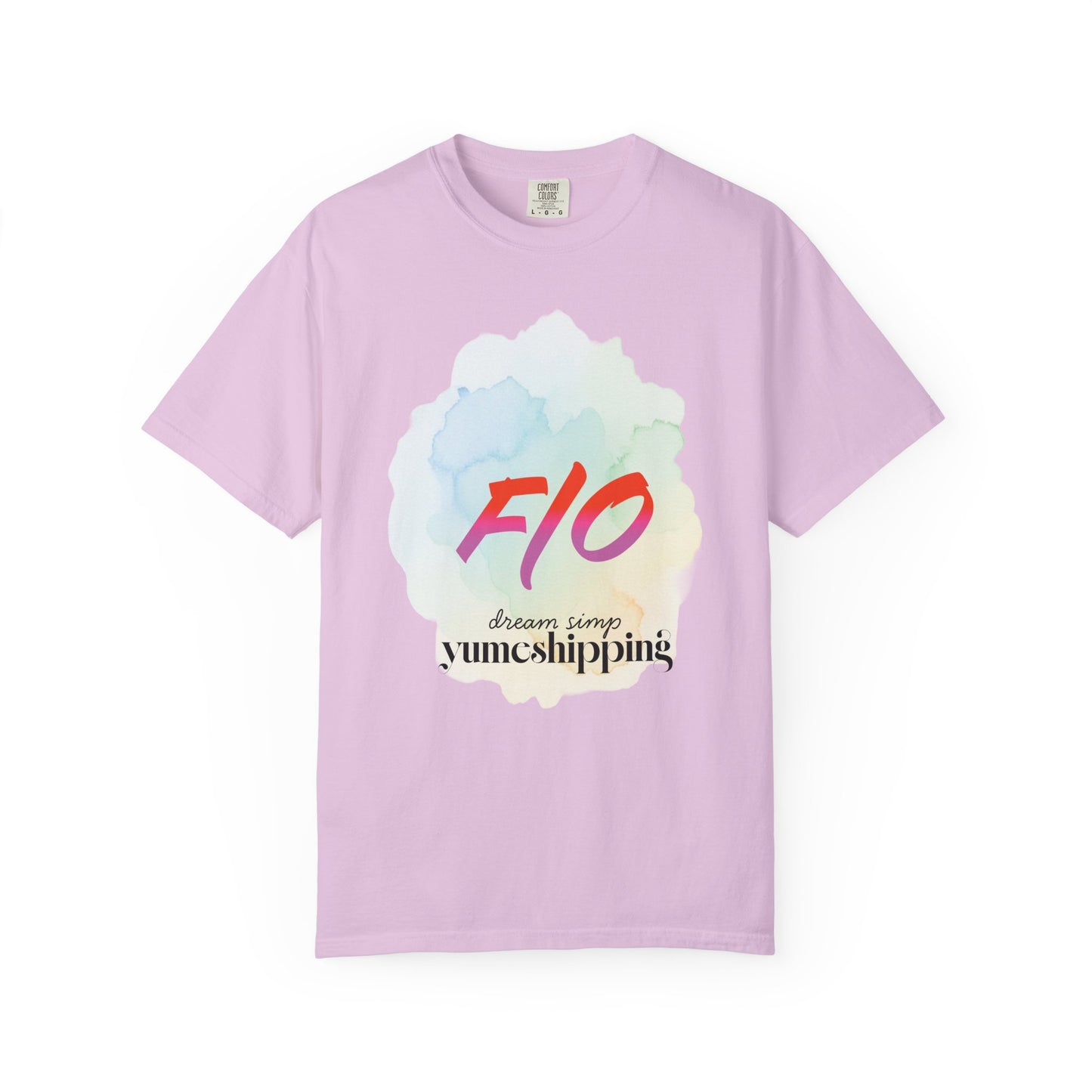 Yume tshirt with double-needle stitched seams and tubular knit construction