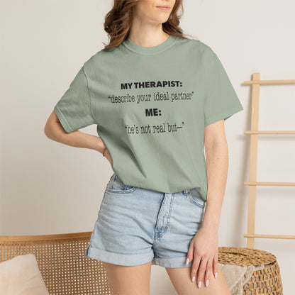 Yumejoshi tee minimalist typography comfort character shirt