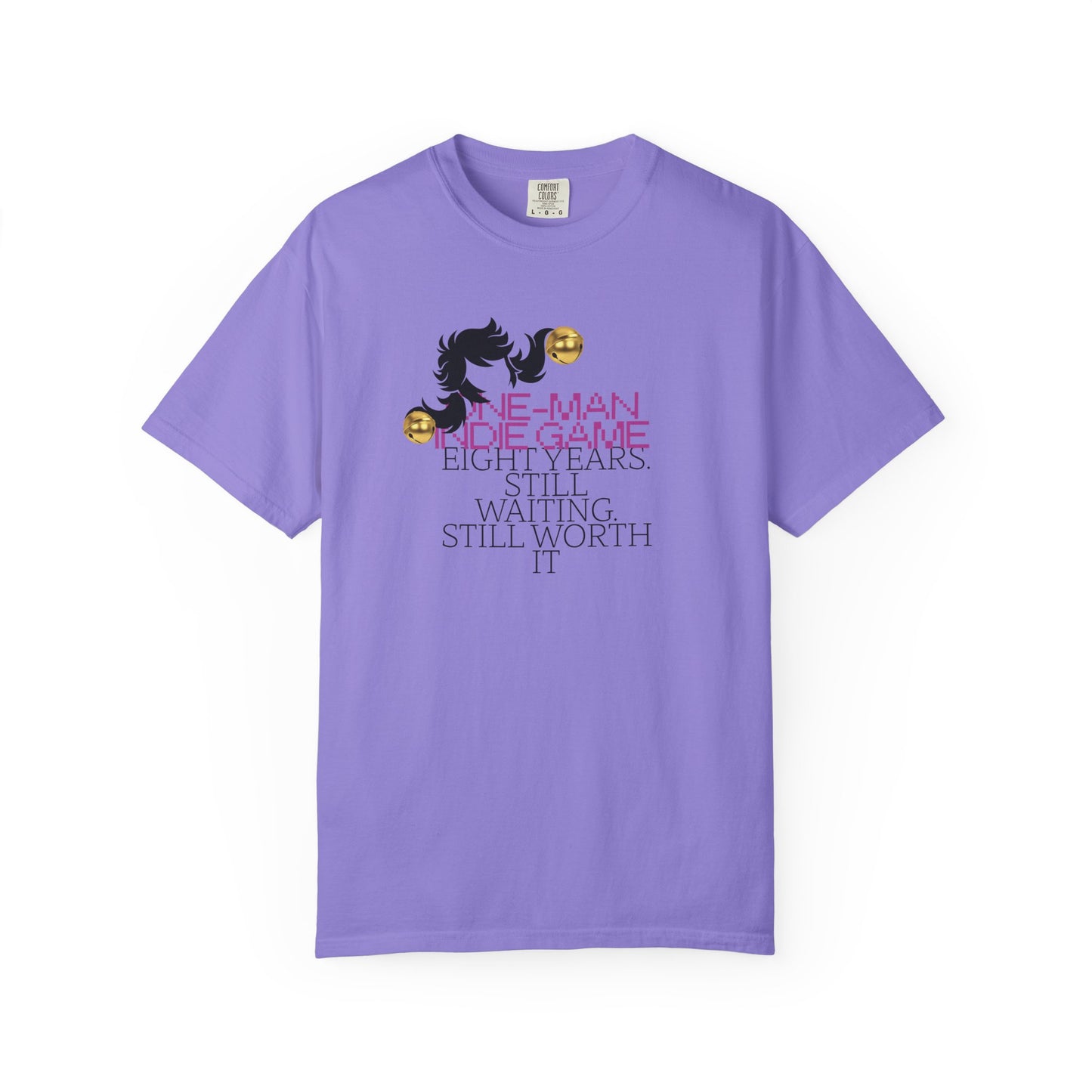 Yumeshipping aesthetic pixel typography tee styled for cosy gamer-core
