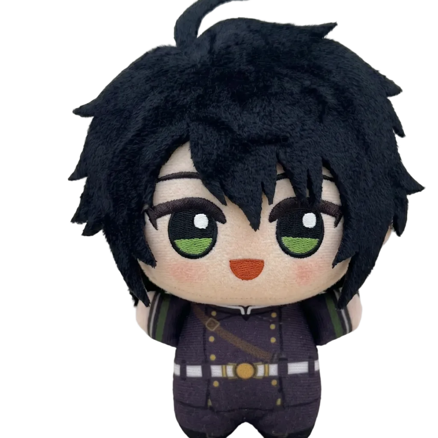 Yuu plush soft toy, Yuichiro Hyakuya fan-inspired anime chibi figure, 10cm
