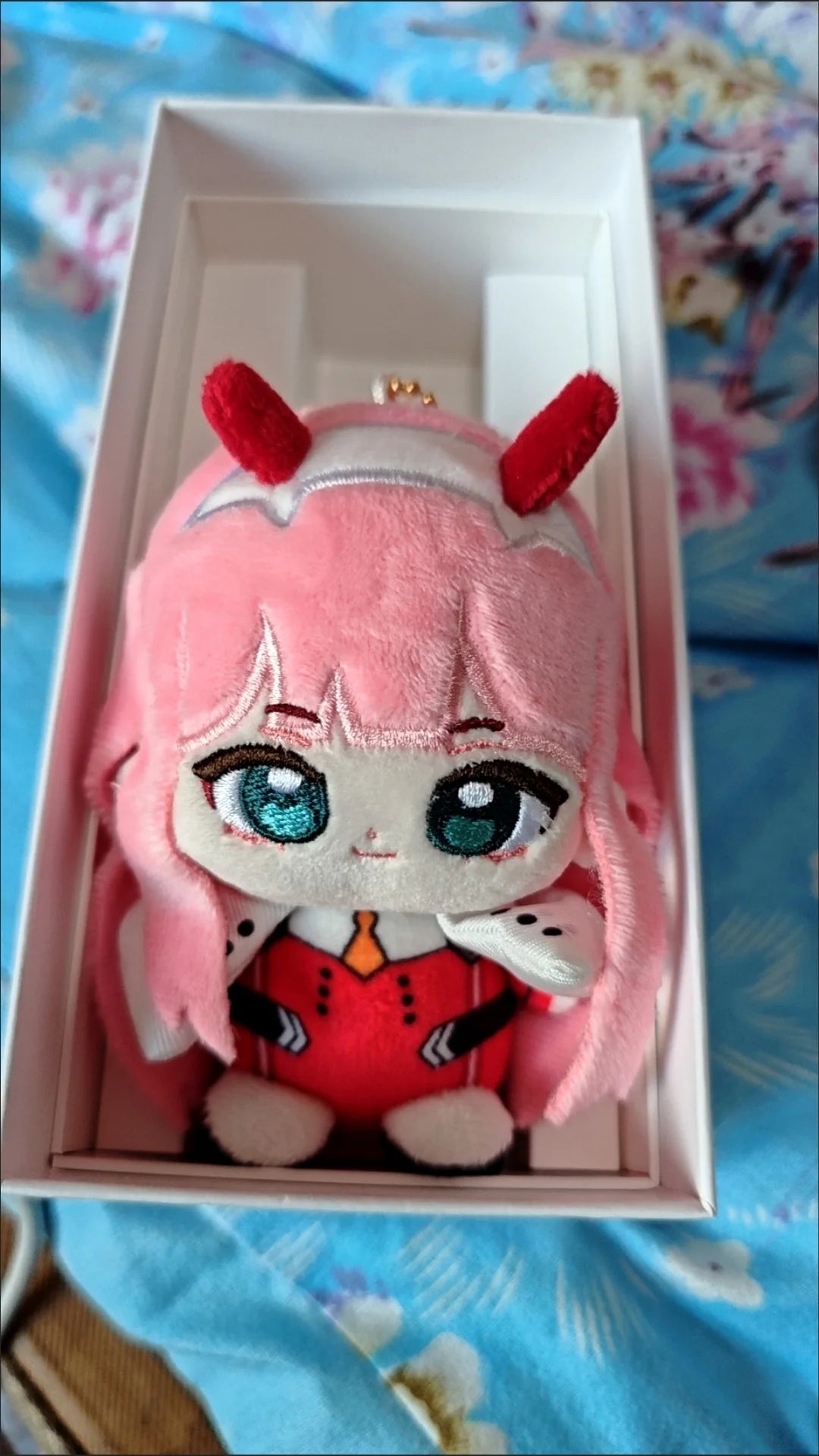 Zero Two anime plush gift pink pilot figure 10cm