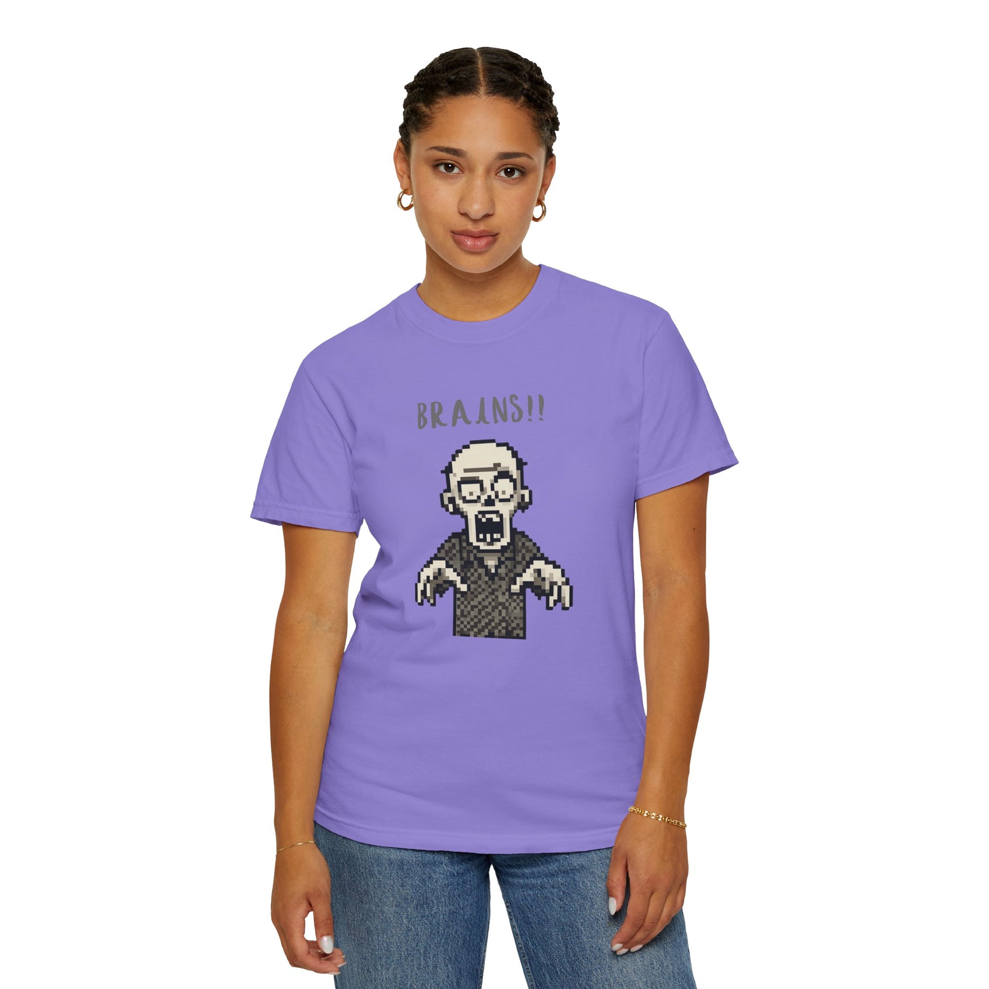 Zombie brain shirt.