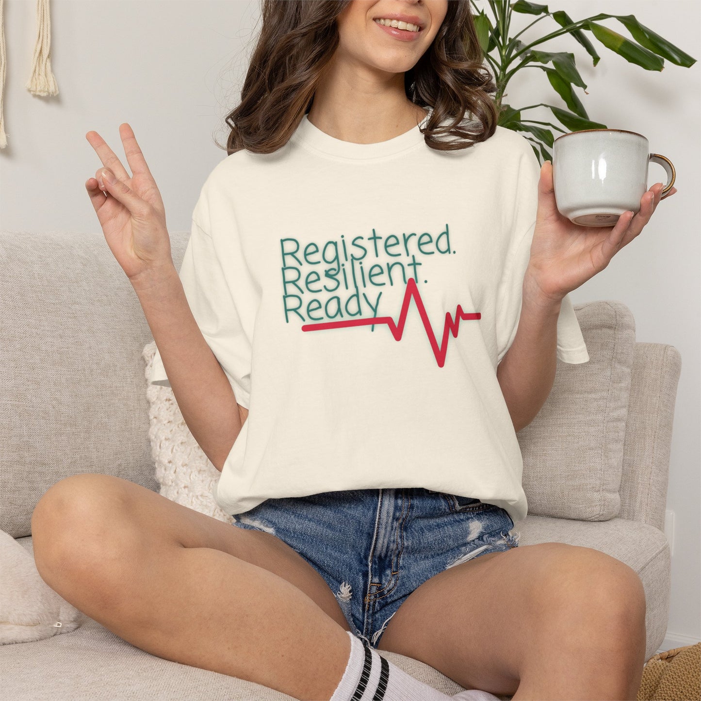 Registered Resilient Ready tee for nurses and healthcare professionals