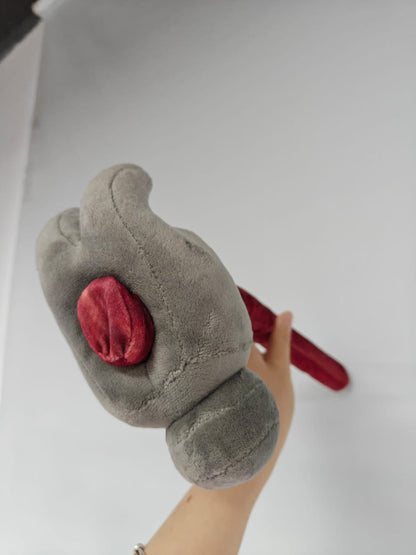 detailing of hammer plush 