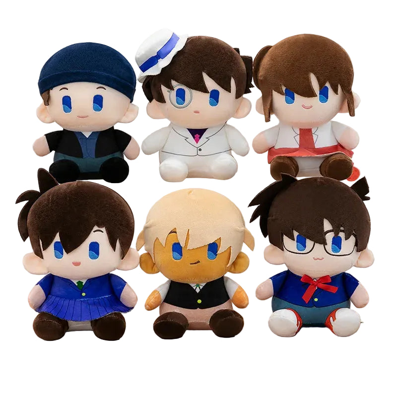 detective conan plush toy fan art 20cm conan edogawa soft collectible