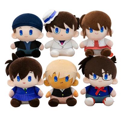 detective conan plush toy fan art 20cm conan edogawa soft collectible